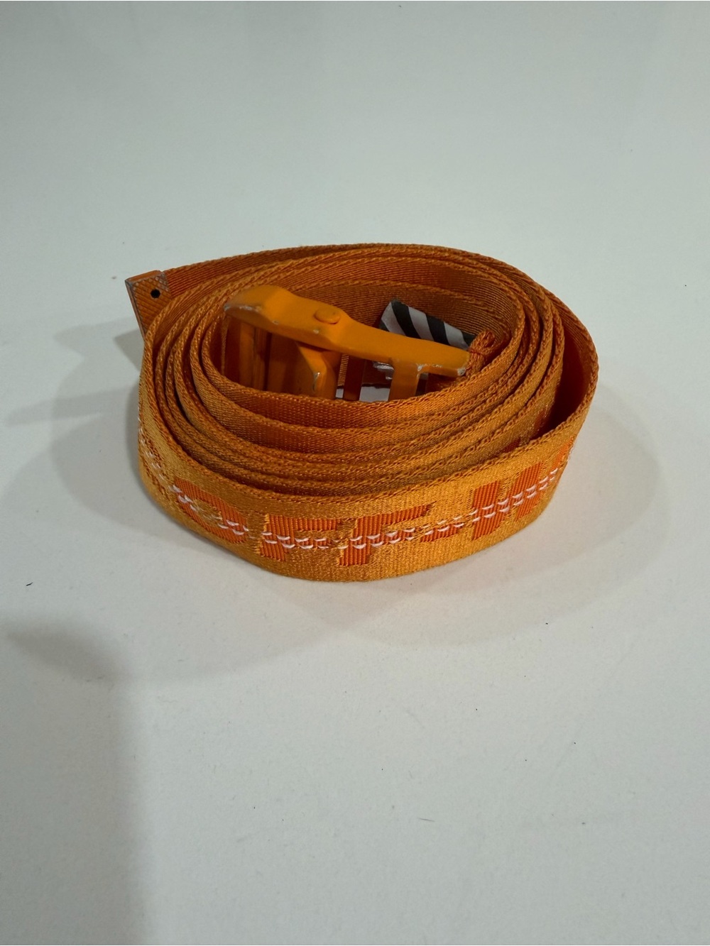 Off-White Orange Industrial Belt - Picture 1 of 5